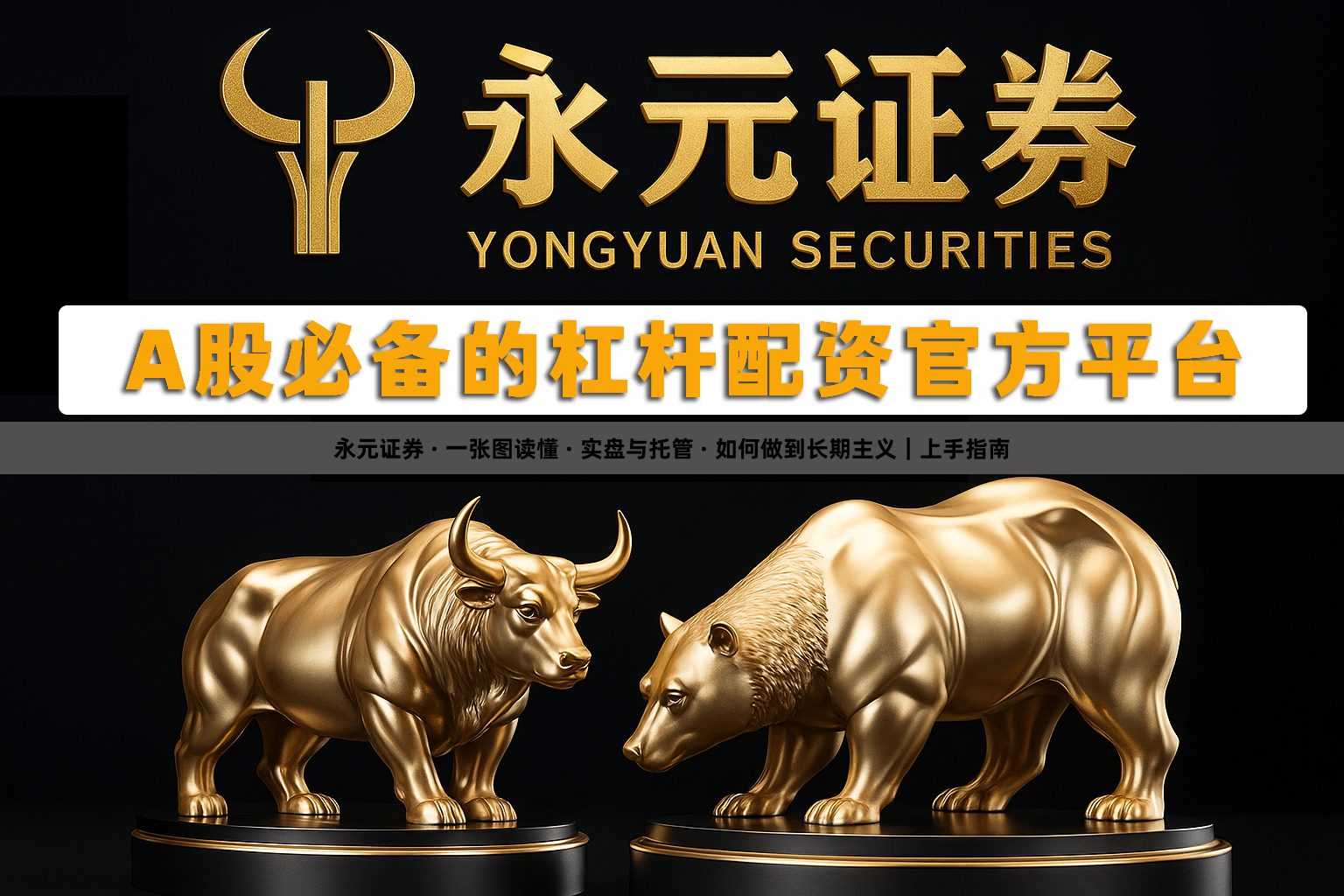 永元证券 · 一张图读懂 · 实盘与托管 · 如何做到长期主义｜上手指南