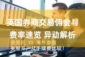 英国券商交易佣金与费率速览 异动解析