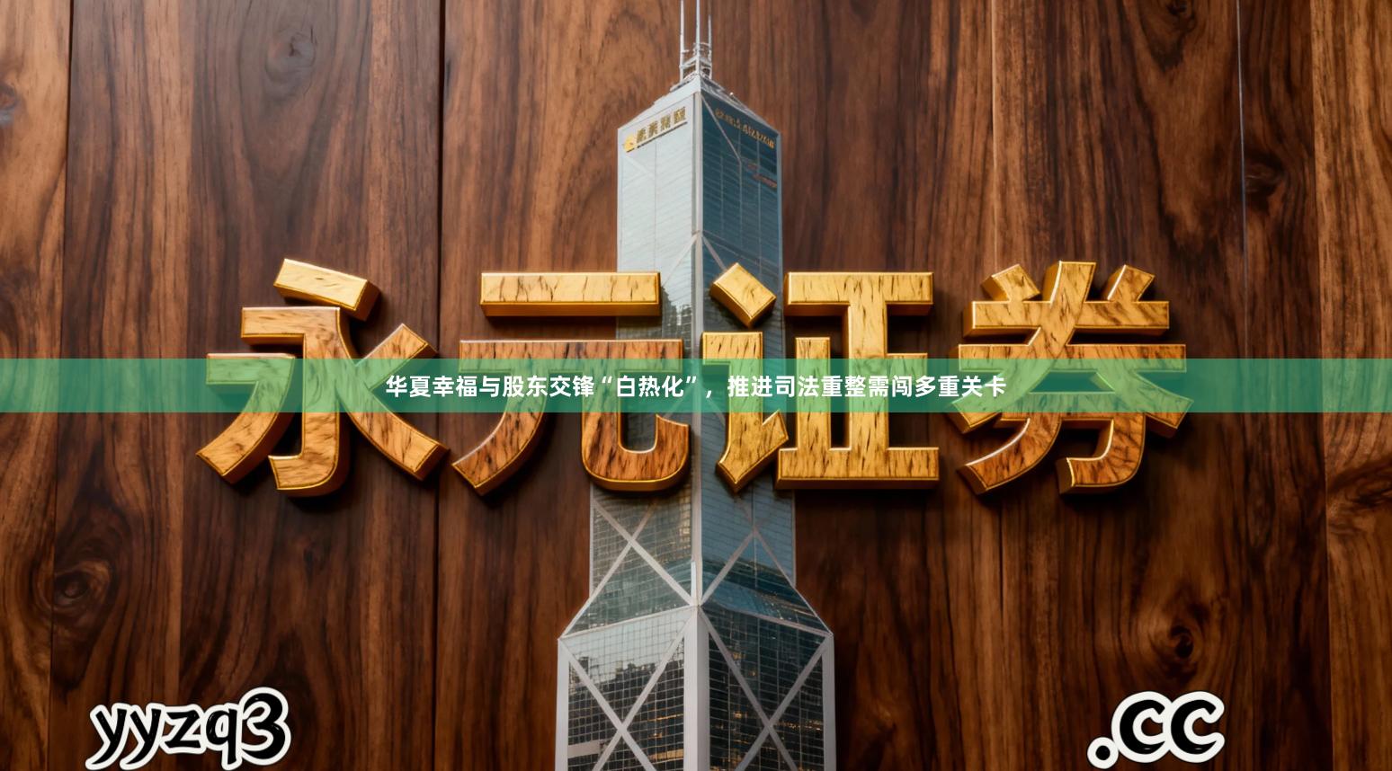 华夏幸福与股东交锋“白热化”，推进司法重整需闯多重关卡