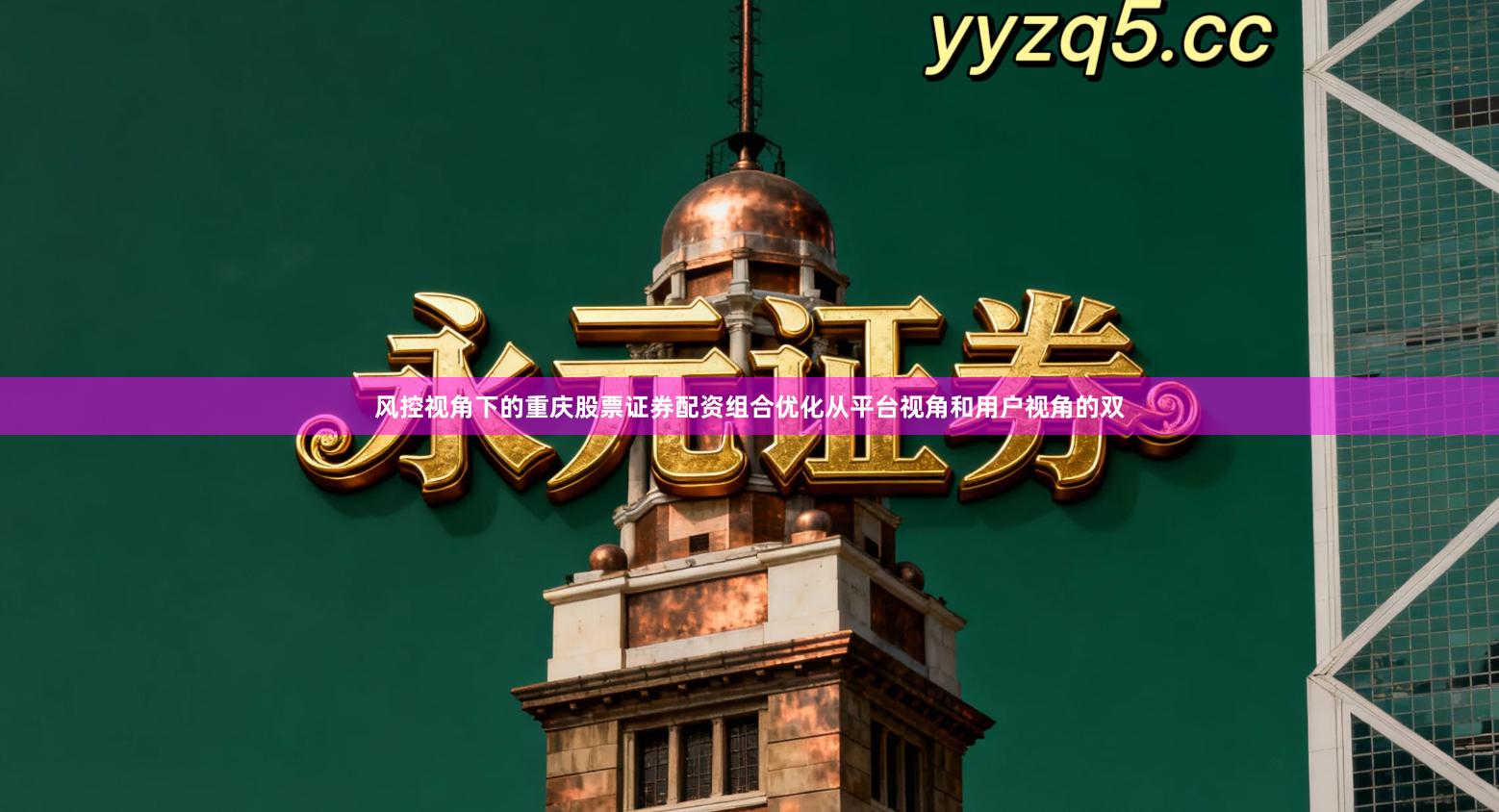 风控视角下的重庆股票证券配资组合优化从平台视角和用户视角的双